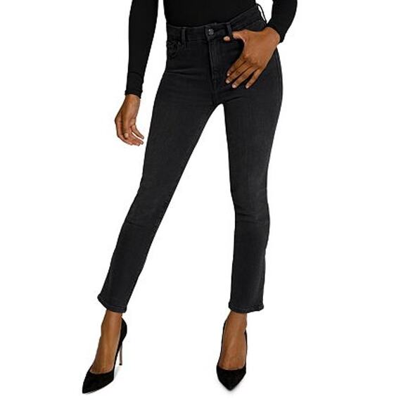 Good American Good Classic Skinny Jeans in Black114 Sz 2/26 NEW - Picture 1 of 10